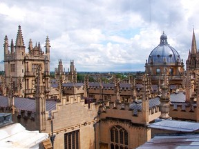 Oxford's skyline is peppered with spires and domes from its venerable colleges. (Cameron Hewitt)