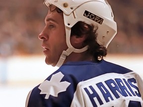 Billy Harris as The Toronto Maple Leafs take on the Boston Bruins at Maple Leaf Gardens on November 21, 1981. (Graig Abel)