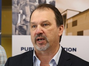 Ontario Secondary School Teachers' Federation (OSSTF) president Harvey Bischof is seen May 24, 2018. (John Lappa/Postmedia Network)