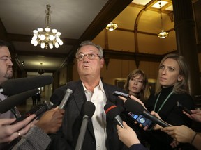 MPP Randy Hillier is pictured at Queen's Park on Feb. 20, 2019 after his suspension from the PC caucus. (Jack Boland, Toronto Sun)
