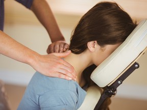 Stock photo of a woman getting massage. (Getty Images)