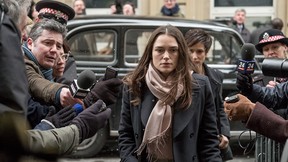 Keira Knightley appears in Official Secrets directed by Gavin Hood.