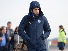 Genk midfielder Alejandro Pozuelo is pictured February 13, 2019 at Maastricht Airport. (YORICK JANSENS/AFP/Getty Images)