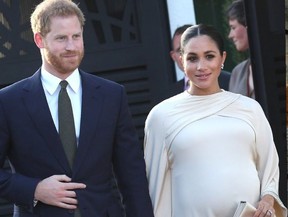 Meghan, the Duchess of Sussex and Britain’s Prince Harry.