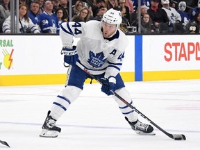 Maple Leafs defeceman Morgan Rielly is in the running for the Norris Trophy. GETTY IMAGES