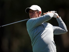 Rory McIlroy in action during a practice round for The Players Championship on The Stadium Course at TPC Sawgrass in Ponte Vedra Beach, Fla., on Tuesday, March 12, 2019.