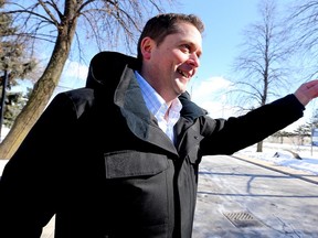Federal Conservative leader Andrew Scheer in Mississauga, Ont. on Wednesday March 6, 2019.