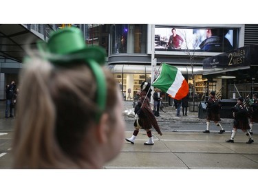 The 32nd annual St. Patrick's Day parade rolled, marched, danced, sang its way across Bloor St., down Yonge St. to the review stand on Queen St. W. in front of city hall on Sunday March 10, 2019. Jack Boland/Toronto Sun/Postmedia Network
