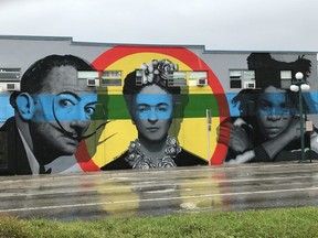 A street mural in Hollywood, Fla. (Jim Slotek)