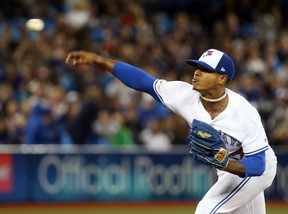 Marcus Stroman was the bright spot in Thursday’s opening-day loss to Detroit. DAVE ABEL/TORONTO SUN