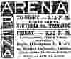This March 19, 1914, newspaper ad for the fifth game in the 1913-14 Stanley Cup finals at the Arena Gardens on Mutual St. described the games as a “World Series” event.