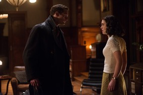 Alexander Skarsgard and Keira Knightley in a scene from The Aftermath. (Fox Searchlight)