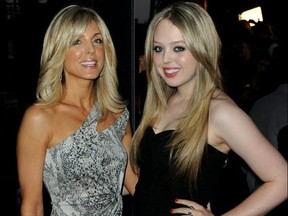 Marla Maples, left, with daughter Tiffany Trump.