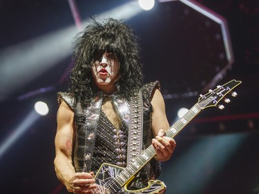 Singer-guitarist Paul Stanley of Kiss performs during The Final Tour Ever at the Scotiabank Arena in Toronto, Ont. in Toronto, Ont. on Wednesday March 20, 2019. Ernest Doroszuk/Toronto Sun/Postmedia