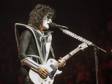 Lead guitarist Tommy Thayer of Kiss performs during The Final Tour Ever at the Scotiabank Arena in Toronto, Ont. in Toronto, Ont. on Wednesday March 20, 2019. Ernest Doroszuk/Toronto Sun/Postmedia