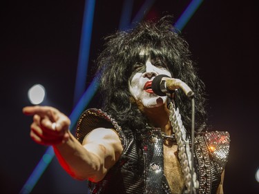 Singer-guitarist Paul Stanley of Kiss performs during The Final Tour Ever at the Scotiabank Arena in Toronto, Ont. in Toronto, Ont. on Wednesday March 20, 2019. Ernest Doroszuk/Toronto Sun/Postmedia