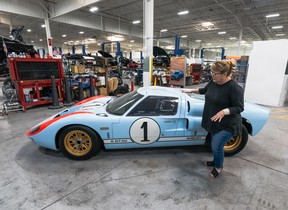 A brand new Shelby GT40 inside the assembly shop of Shelby American in Las Vegas, Nevada