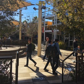 Downtown Container Park entrance in Las Vegas, Nevada
