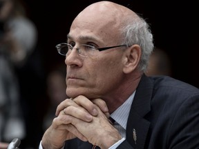 Clerk of the Privy Council Michael Wernick prepares to appear before the Standing Committee on Justice and Human Rights regarding the SNC Lavalin affair on Parliament Hill in Ottawa on Wednesday, March 6, 2019. (THE CANADIAN PRESS/Justin Tang)