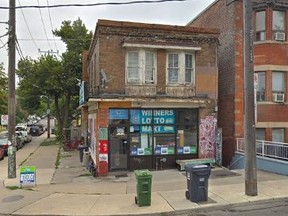 Hung-Wai David Wong, the operator of Winners Lotto Mart on Ossington Ave., north of Dundas St. W., is accused of selling alcohol to minors. (Google Maps)