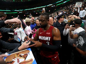 Miami Heat guard Dwyane Wade is retiring after his season ends. (GETTY IMAGES)