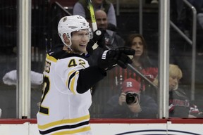 Boston Bruins winger David Backes was a healthy scratch for Game 1 vs. the Leafs. (AP PHOTO)