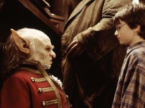 Nicholas Read has fallen far from his dead days as an actor on the Harry Potter series. The tiny thespian is on the left.