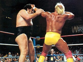 Hogan takes revenge on former friend Andre The Giant. WWE