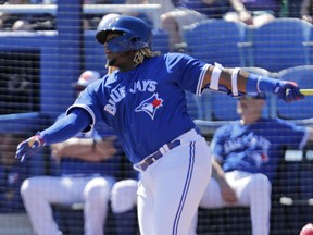 Baseball’s No. 1 prospect, Vladimir Guerrero Jr., may now be looking at making his major-league debut for the Blue Jays sooner rather than later, perhaps even by the end of a five-game homestand next week.   ASSOCIATED PRESS