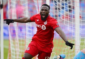 Toronto FC forward Jozy Altidore has been named to the MLS Team of the Week for the second week in a row. (Frank Gunn/The Canadian Press)
