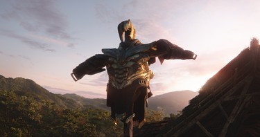 Marvel Studios' AVENGERS: ENDGAME..Thanos' armor..Photo: Film Frame..©Marvel Studios 2019