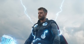 Thor (Chris Hemsworth) in a scene from Avengers: Endgame. (Marvel Studios)