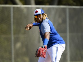 Top prospect Vladimir Guerrero Jr. should be arriving in Toronto soon to make his Major League debut, according to general manager Ross Atkins. (The Canadian Press Photo)