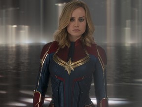 Brie Larson as Captain Marvel. (Marvel Studios)