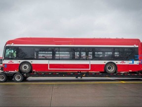 The TTC's first electric bus. (TTC handout)