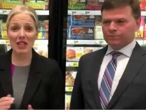 Environment Minister Catherine McKenna turned to Twitter to speak about the $12-million grant to Loblaw to beef up its efforts to fight climate change. (Twitter)