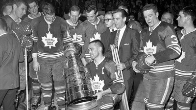 George Armstrong, Maple Leafs star and Cup winner, dies at 90