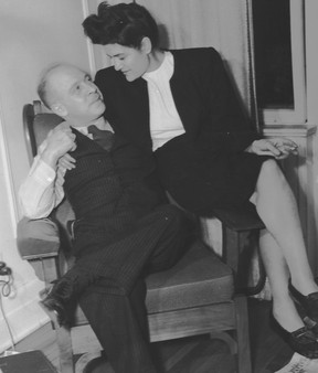 Member of Parliament and Soviet spy Fred Rose with his wife in a 1940s photo.