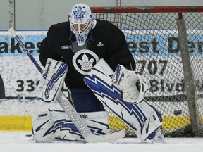 Maple Leafs goalie Garret Sparks