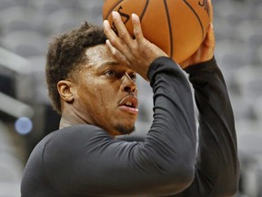 Kyle Lowry can put up points if needed but, unlike in previous years, the Raptors can win if he scores four or 34.  Ronald Cortes/Getty Images