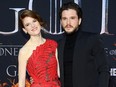 Rose Leslie and Kit Harington attend the "Game of Thrones" Season 8 premiere on April 3, 2019 in New York City. (Dimitrios Kambouris/Getty Images)