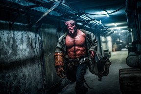 David Harbour in a scene from Hellboy. (Mark Rogers)