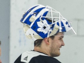 Toronto Maple Leafs goaltender  Michael Hutchinson. (ERNEST DOROSZUK/Toronto Sun files)