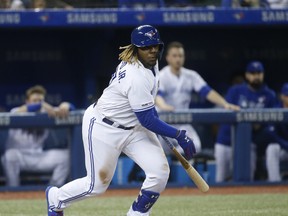 Vlad Guerrero Jr. and the Blue Jays begin a three-game series against the Angel on Tuesday. Jack Boland/Toronto Sun/Postmedia Network