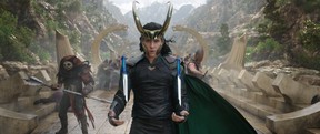 Tom Hiddleston as Loki in a scene from Thor: Ragnarok. (Marvel Studios)
