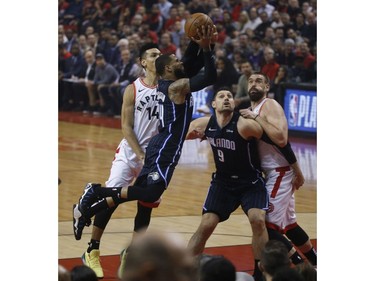 Orlando Magic D.J. Augustin PG (14) during the first quarter  in Toronto, Ont. on Wednesday April 17, 2019. Jack Boland/Toronto Sun/Postmedia Network