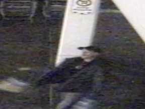Investigators need help identifying a man who is  sought for destroying bags of salt and other property outside a Bolton grocery store on April 6, 2019. (OPP handout)