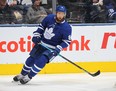 In 30 regular-season games with the Maple Leafs, defenceman Jake Muzzin had five goals and 11 assists and was plus-11. (Photo by Claus Andersen/Getty Images)