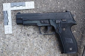A gun recovered in an April 9, 2019 shooting in the Jane St. and Hwy. 400 area.