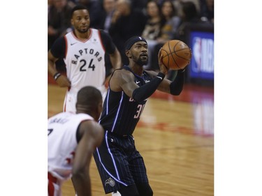 Orlando Magic Terrence Ross SG (31) at the free throw line during the first quarter in Toronto, Ont. on Saturday April 13, 2019. Jack Boland/Toronto Sun/Postmedia Network